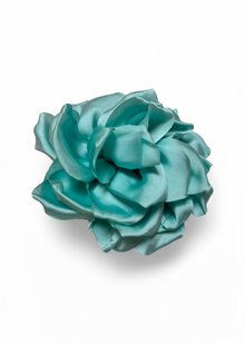 Заколка для волосся Big flower turquoise decor n-0047 фото