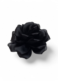 Заколка для волосся Big flower black decor n-0046 фото