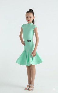 Бейсік для бальних танців бірюзовий Tiffany 00582-110 фото